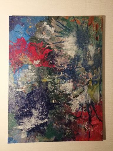 " Kosmisches Erwachen " Acryl geföhnt